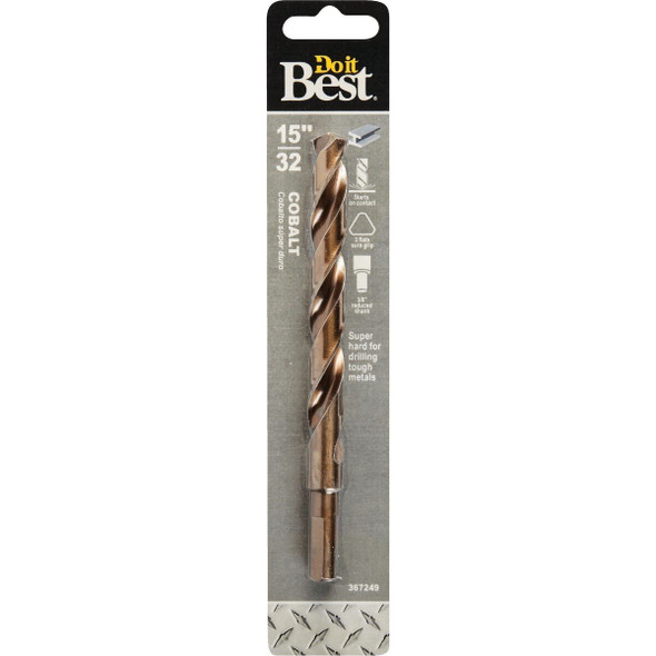 251351DB 15/32 In. Cobalt Drill Bit