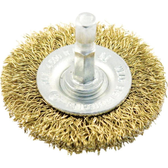 322041DB 3 In. Mounted, Fine Drill-Mounted Wire Wheel