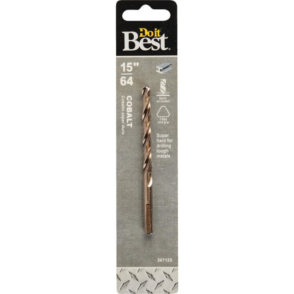 249611DB 15/64 In. Cobalt Drill Bit