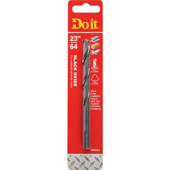 325061DB 23/64 In. Black Oxide Drill Bit