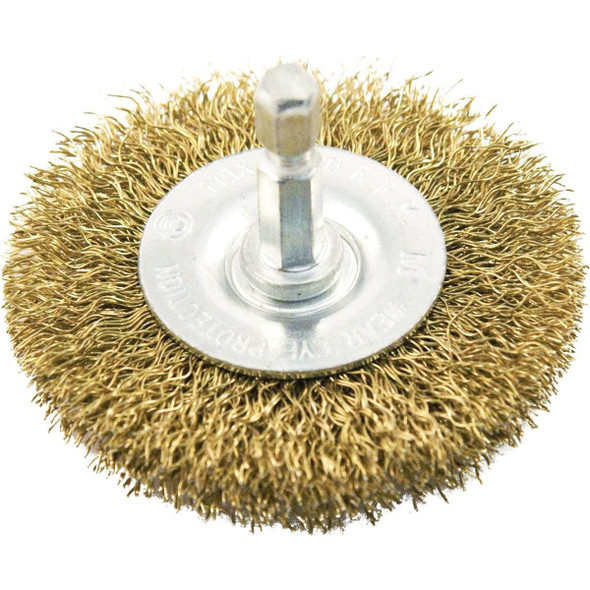 322201DB 4 In. Mounted, Fine Drill-Mounted Wire Wheel