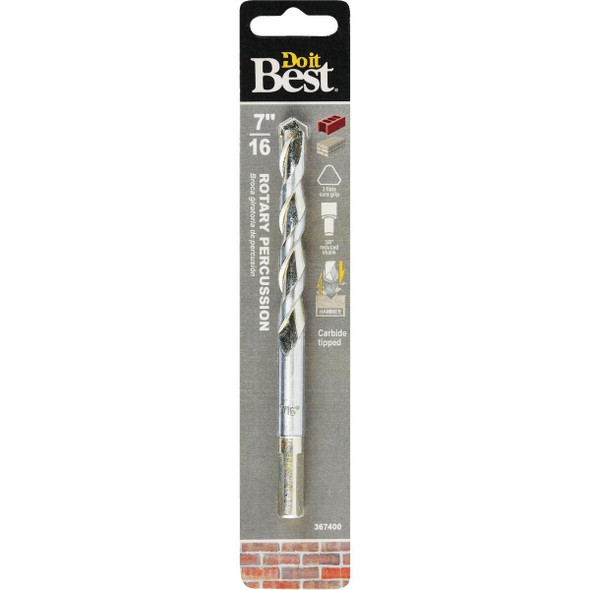 202811DB 7/16 In. x 6 In. Rotary Percussion Masonry Drill Bit