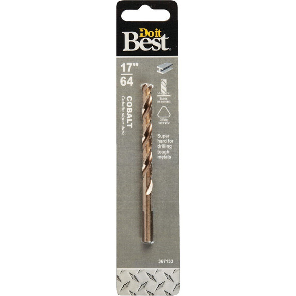 249961DB 17/64 In. Cobalt Drill Bit