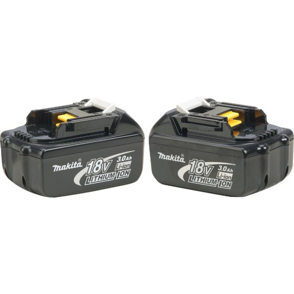 BL1830B-2 Makita 18 Volt LXT Lithium-Ion 3.0 Ah Tool Battery (2-Pack)