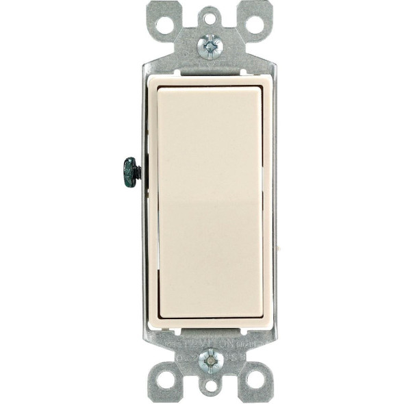 S16-05604-2TS Leviton Residential 15A Light Almond Grounded 4-Way Switch
