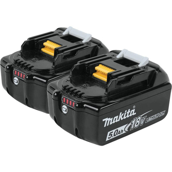 BL1850B-2 Makita 18 Volt LXT Lithium-Ion 5.0 Ah Tool Battery (2-Pack)