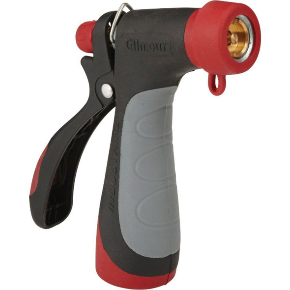 1065670 Gilmour Pro Metal 160 Degree Hot Water Pistol Nozzle, Red & Black