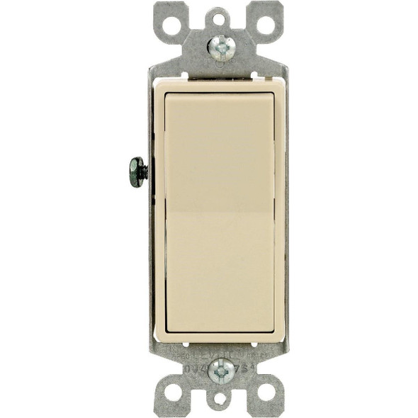 S11-05621-2IS Leviton Decora Commercial Grade 20 Amp Rocker Single Pole Switch, Ivory