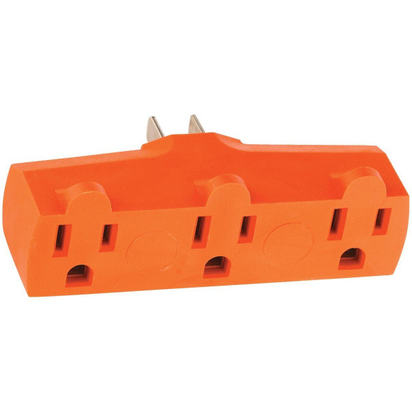 R54-00699-000 Leviton Orange 15A 3-Outlet Heavy-Duty Tap