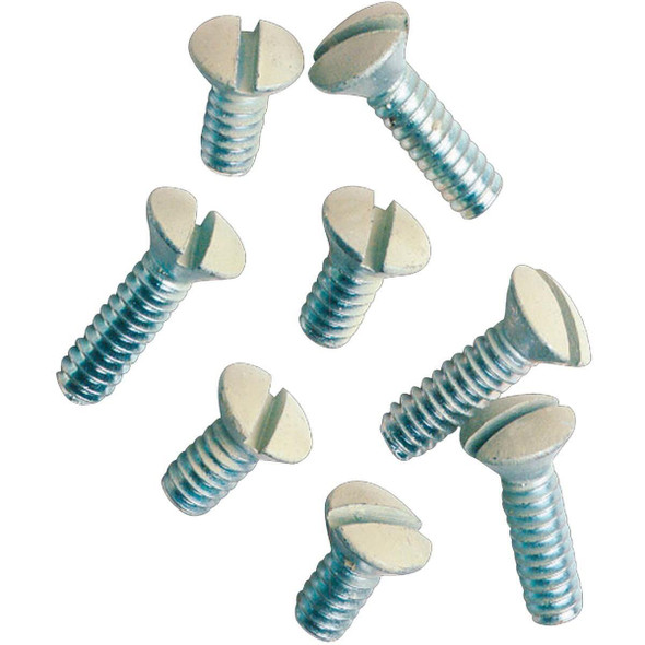 000-86000-PRT Leviton Ivory 1/2 In. Metal Wall Plate Screw (100-Pack)