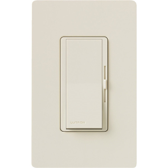 DVWCL-153PH-LA Lutron Diva Incandescent/Halogen/LED/CFL Light Almond Slide Dimmer Switch