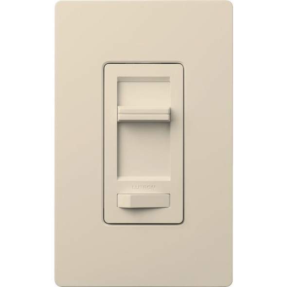 LECL-153PH-LA Lutron Lumea Incandescent/Halogen/LED/CFL Light Almond Slide Dimmer Switch