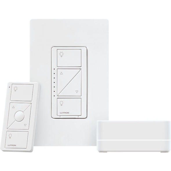 P-BDG-PKG1W Lutron Caseta White Smart Lighting Wireless Dimmer
