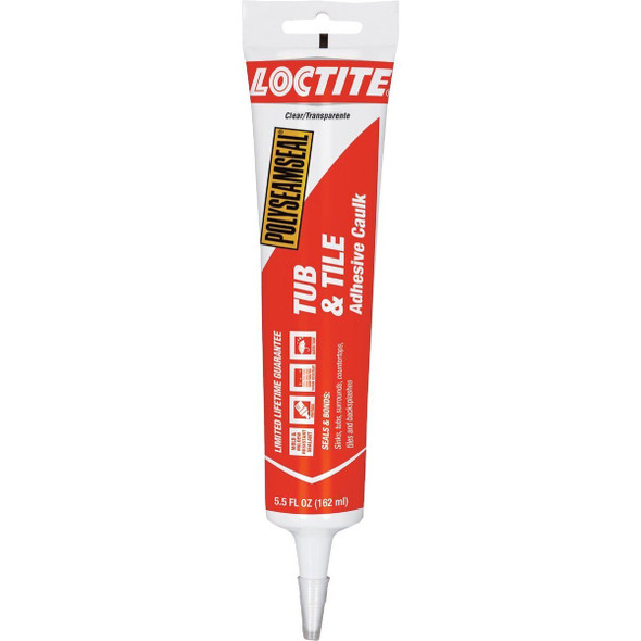 2138419 Loctite Polyseamseal 5.5 Oz. Clear Kitchen & Bath Caulk