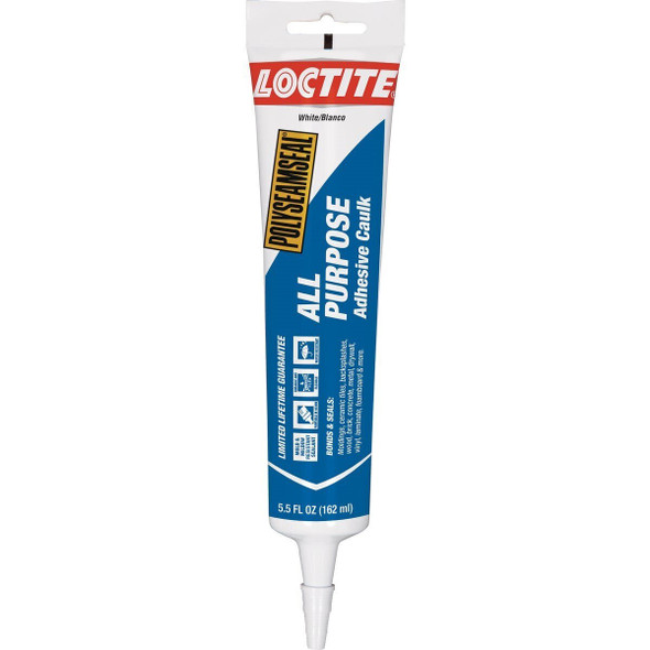 2139006 Loctite POLYSEAMSEAL 5.5 Oz. White Adhesive Caulk