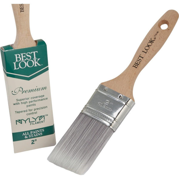DIB 436-200 Best Look Premium 2 In. Flat Nylyn Paint Brush