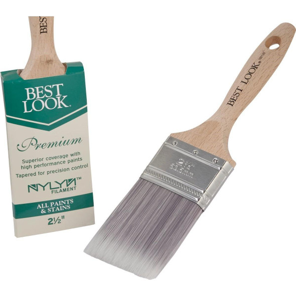 DIB 436-250 Best Look Premium 2.5 In. Flat Nylyn Paint Brush