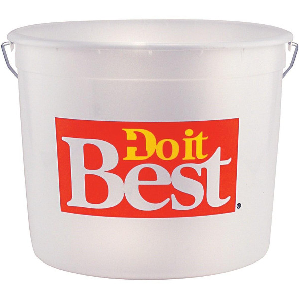 10QDIB12012 10 Qt. White Polysteel Pail