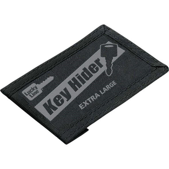 91301 Lucky Line Black Nylon Pouch Key Hider