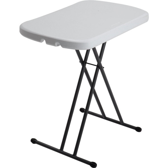 8354 Lifetime 26 In. x 18 In. Personal Folding Table, White Granite