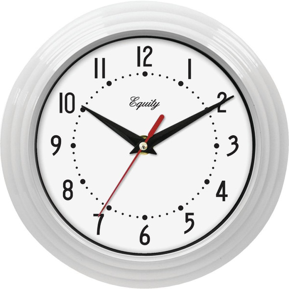 25011 La Crosse Technology Equity White Traditional Wall Clock
