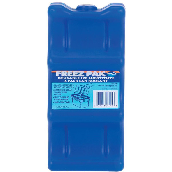 4944 Lifoam Freez Pak 24 Oz. Blue Cooler Ice Pack