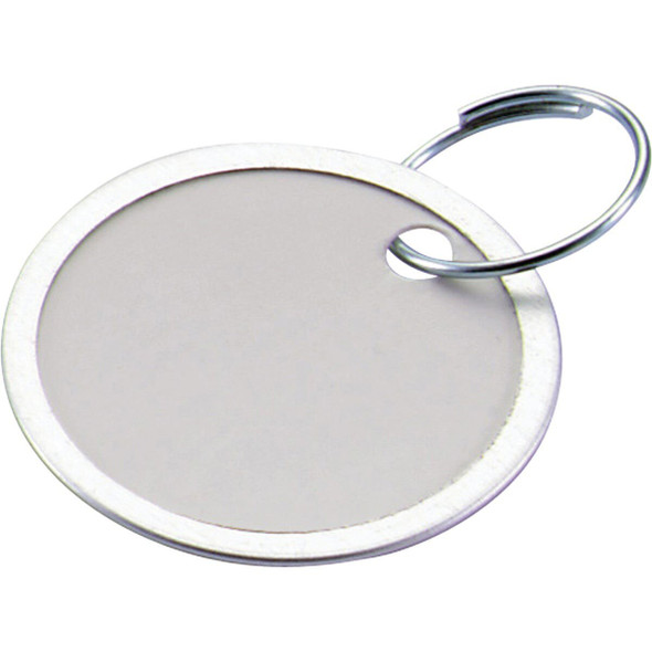 28229 Lucky Line 1-1/4 In. Metal-Rimmed Paper Key Tag with Ring, (25-Pack)