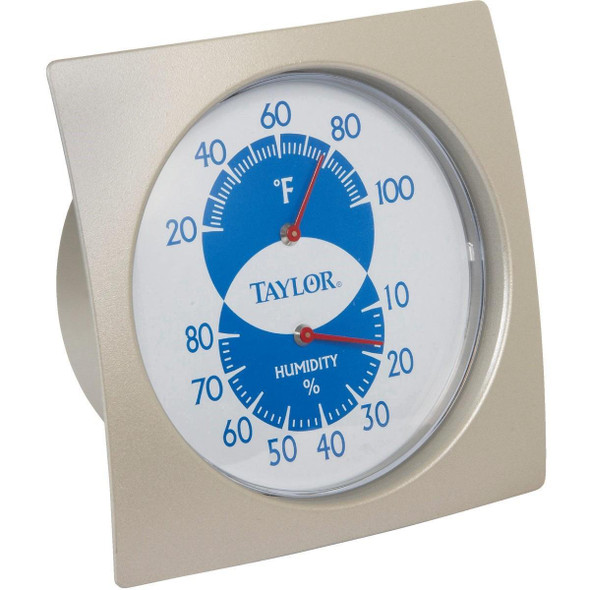 5504 Taylor Fahrenheit Analog 20 to 100 F Hygrometer & Thermometer