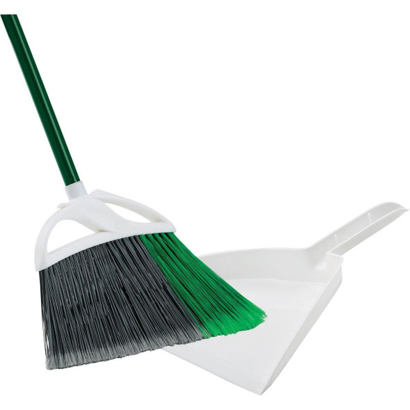 248 Libman 13 In. W. x 54 In. L. Steel Handle Large Precision Angle Broom with Dustpan