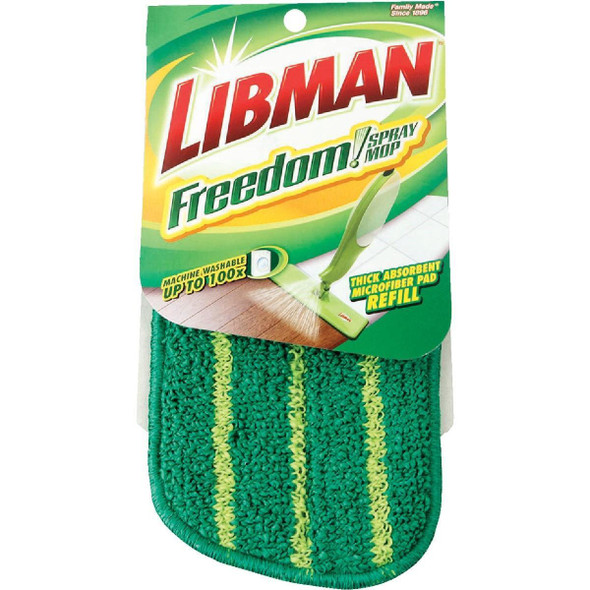4003 Libman Freedom Spray 15 In. Microfiber Mop Refill Pad
