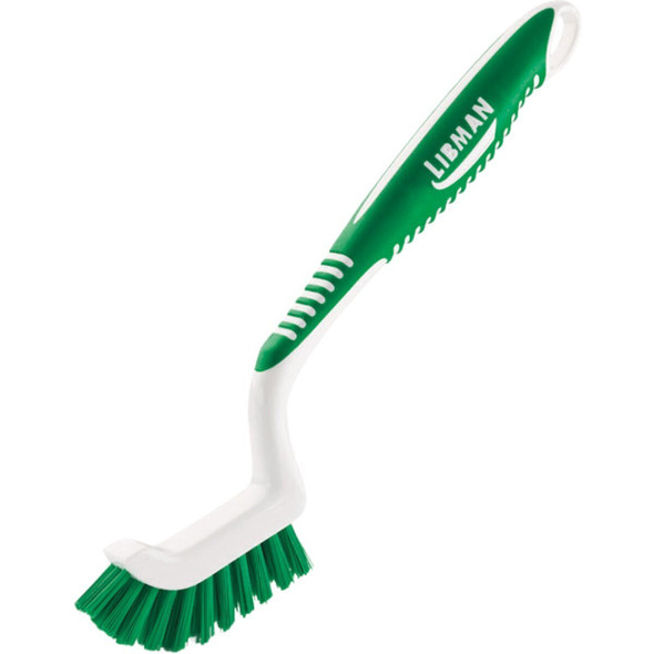 18 Libman Plastic/Nylon Bristles 1 In. Black Tile & Grout Brush