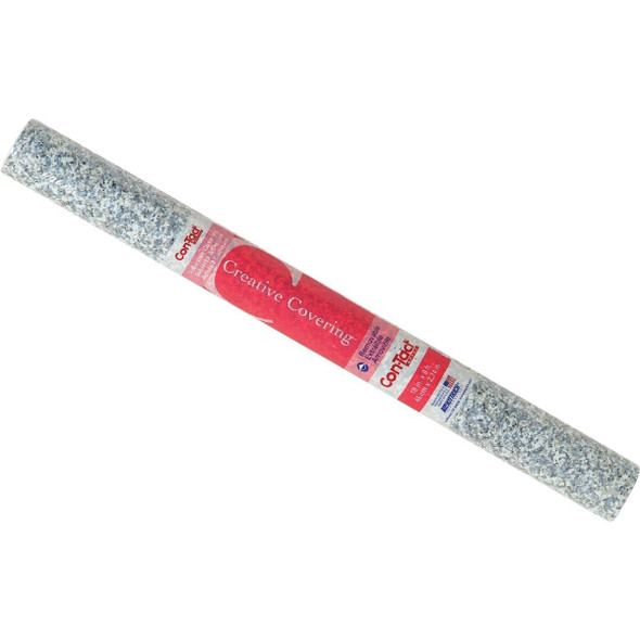 09F-C9J63-01 Con-Tact Creative Covering 18 In. x 9 Ft. Granite Self-Adhesive Shelf Liner