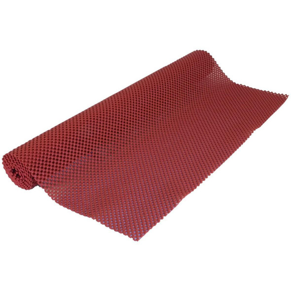 04F-C6N32-01 Con-Tact 20 In. x 4 Ft. Red Grip Premium Non-Adhesive Shelf Liner