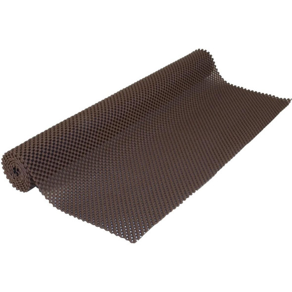 04F-C6O1B-01 Con-Tact 20 In. x 4 Ft. Chocolate Grip Premium Non-Adhesive Shelf Liner
