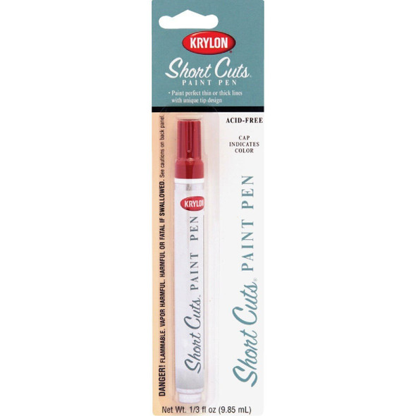 SCP-903 Krylon Short Cuts 1/3 Fl Oz Red Pepper Gloss Paint Pen