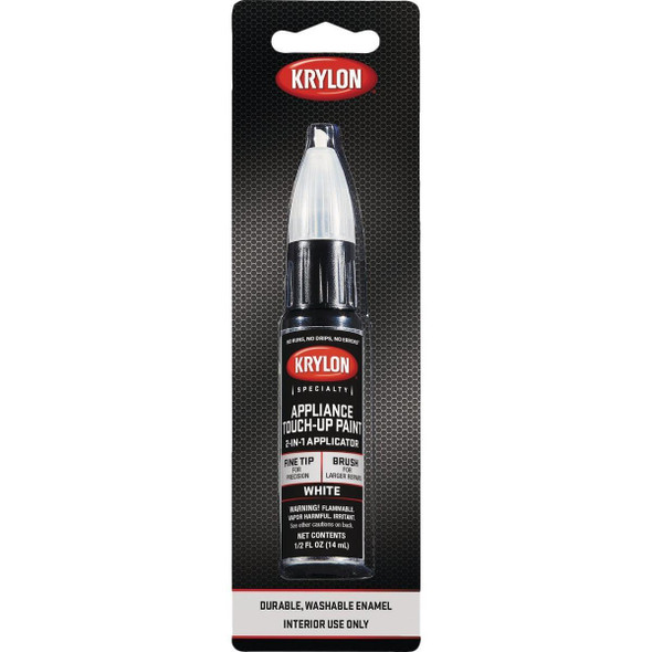 K07700A77 Krylon White 1/2 Fl. Oz. Gloss Appliance Touch-Up Paint