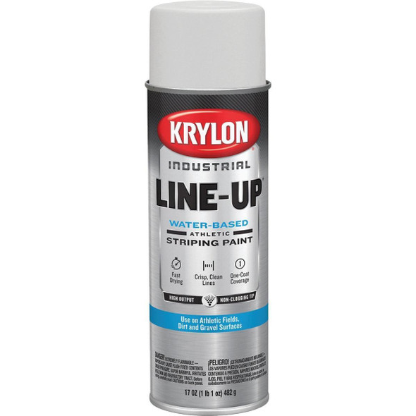 K00830508 Krylon Industrial 8305 WB Athletic White Striping Paint