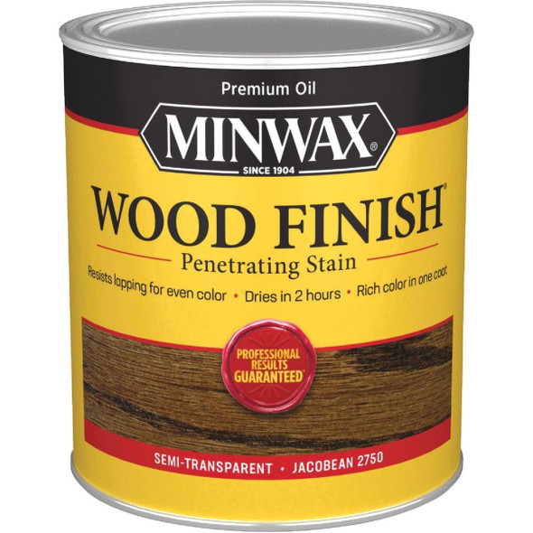 70014444 Minwax Wood Finish Penetrating Stain, Jacobean, 1 Qt.