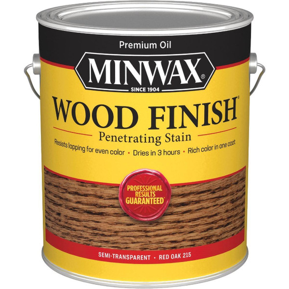 710830000 Minwax Wood Finish VOC Penetrating Stain, Red Oak, 1 Gal.
