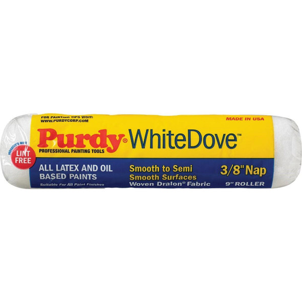 14A670092 Purdy White Dove High Density Woven Covers Smooth 3/8 in. nap,9"
