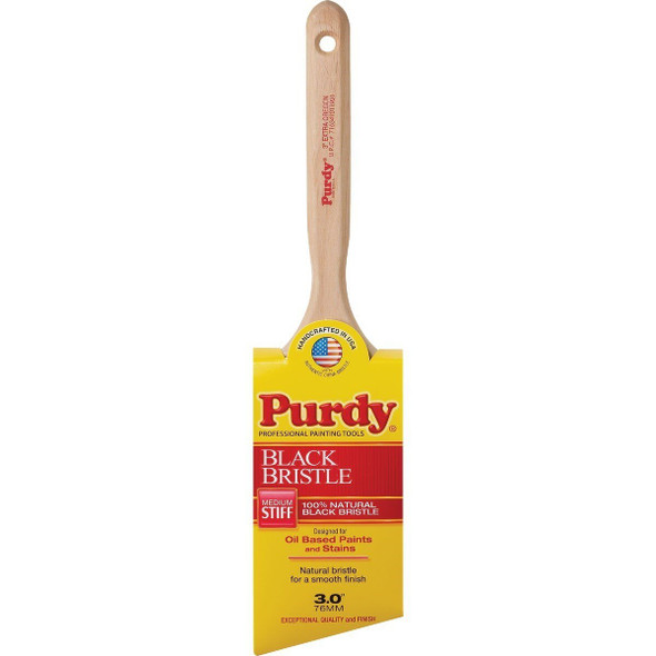 144116030 Purdy Black Bristle Extra Oregon 3 In. Angular Trim Paint Brush