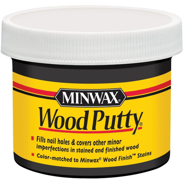 13618000 Minwax 3.75 Oz. Ebony Wood Putty