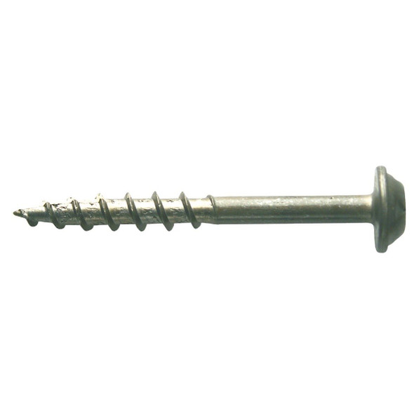 SML-C150 - 100 Kreg #8 1-1/2 In. Coarse Maxi-Loc Washer Head Zinc Pocket Hole Screw (100 Ct.)