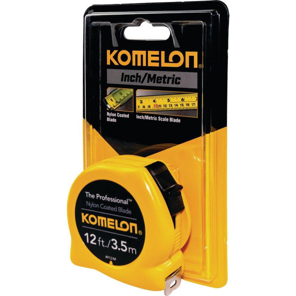 4912IM Komelon The Professional 3.5m/12 Ft. Metric/SAE Tape Measure