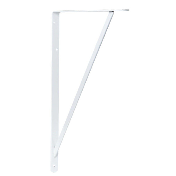 208 WH 550 Knape & Vogt 208 Series 22 In. D. x 14 In. H. White Super Duty L-Bracket