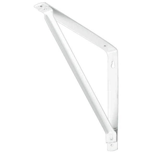 RP-0046-WT John Sterling Closet-Pro 11 In. D. x 9 In. H. White Steel Fixed Shelf Bracket