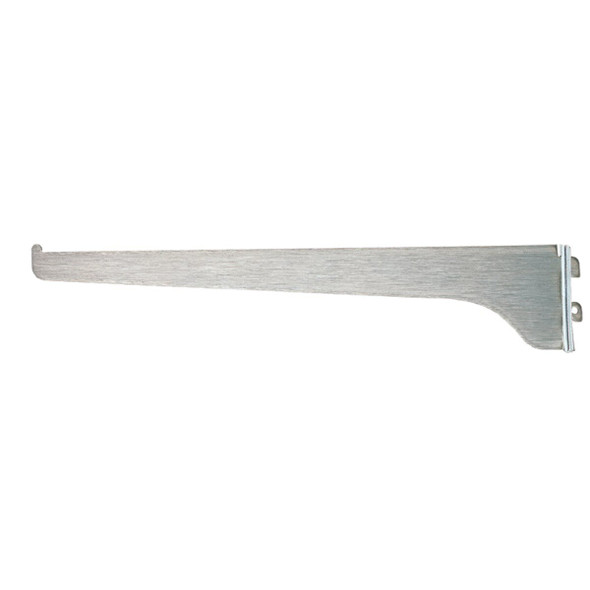180 ANO 12 Knape & Vogt 180 Series 12 In. Anochrome Steel Regular-Duty Single-Slot Shelf Bracket
