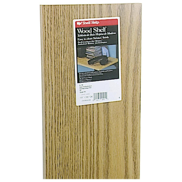 1980 OK 10X36 Knape & Vogt 10 In. x 36 In. Oak All-Purpose Shelf