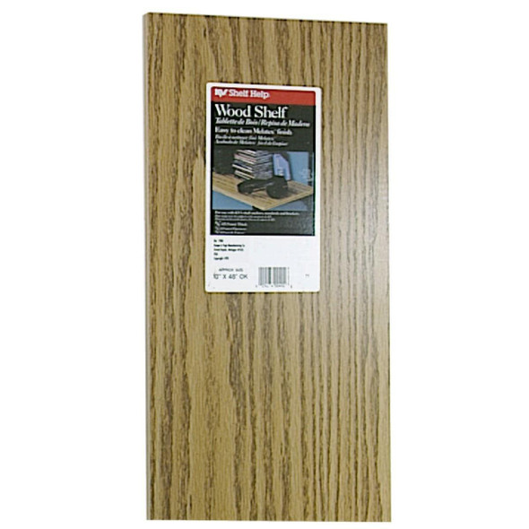 1980 OK 10X48 Knape & Vogt 10 In. x 48 In. Oak All-Purpose Shelf