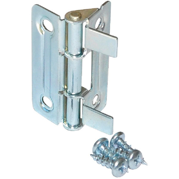 1805PPK2 Johnson Hardware Silver/Zinc Hinge (2-Count)